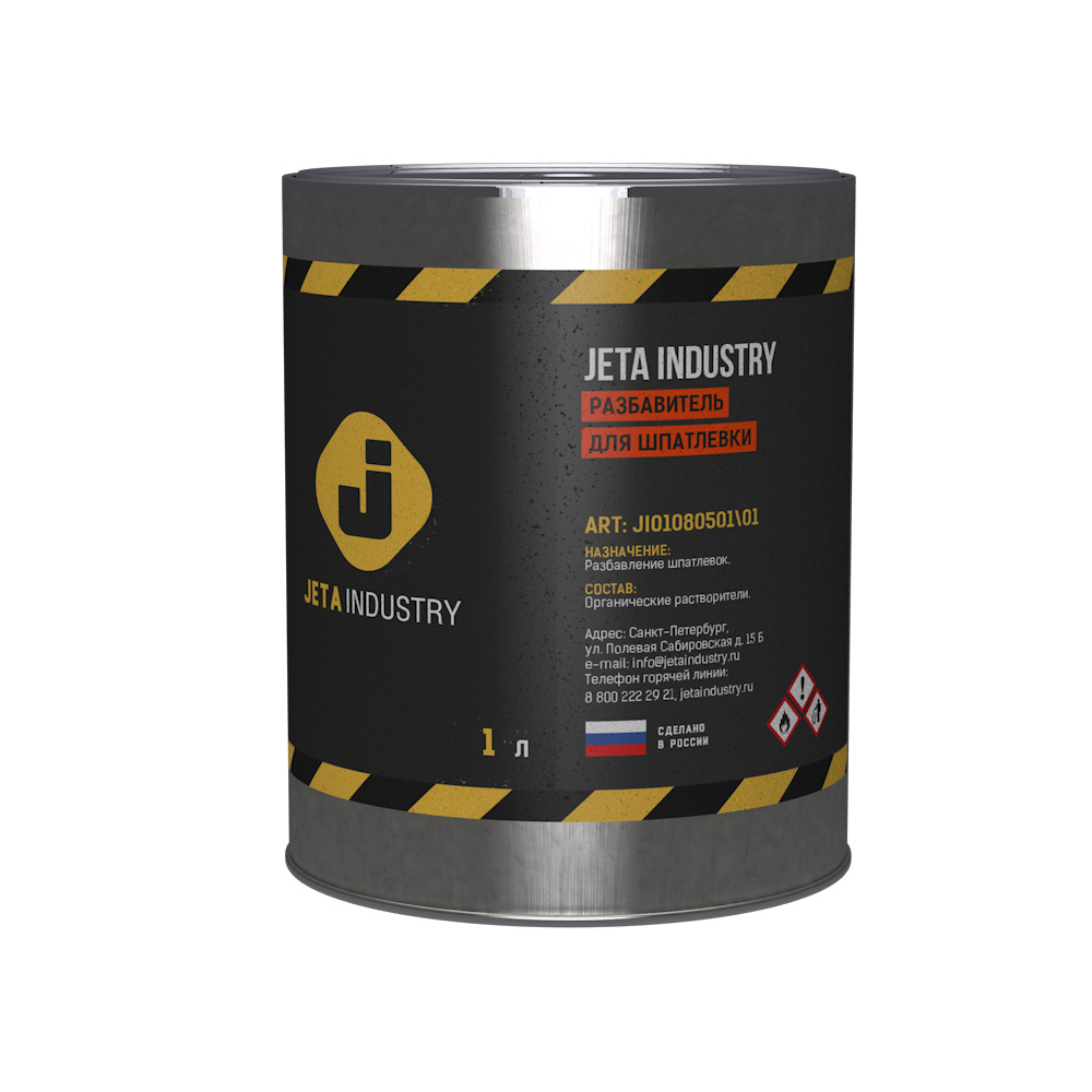 Разбавитель для шпатлевки JETA INDUSTRY THINNER - JETA INDUSTRY